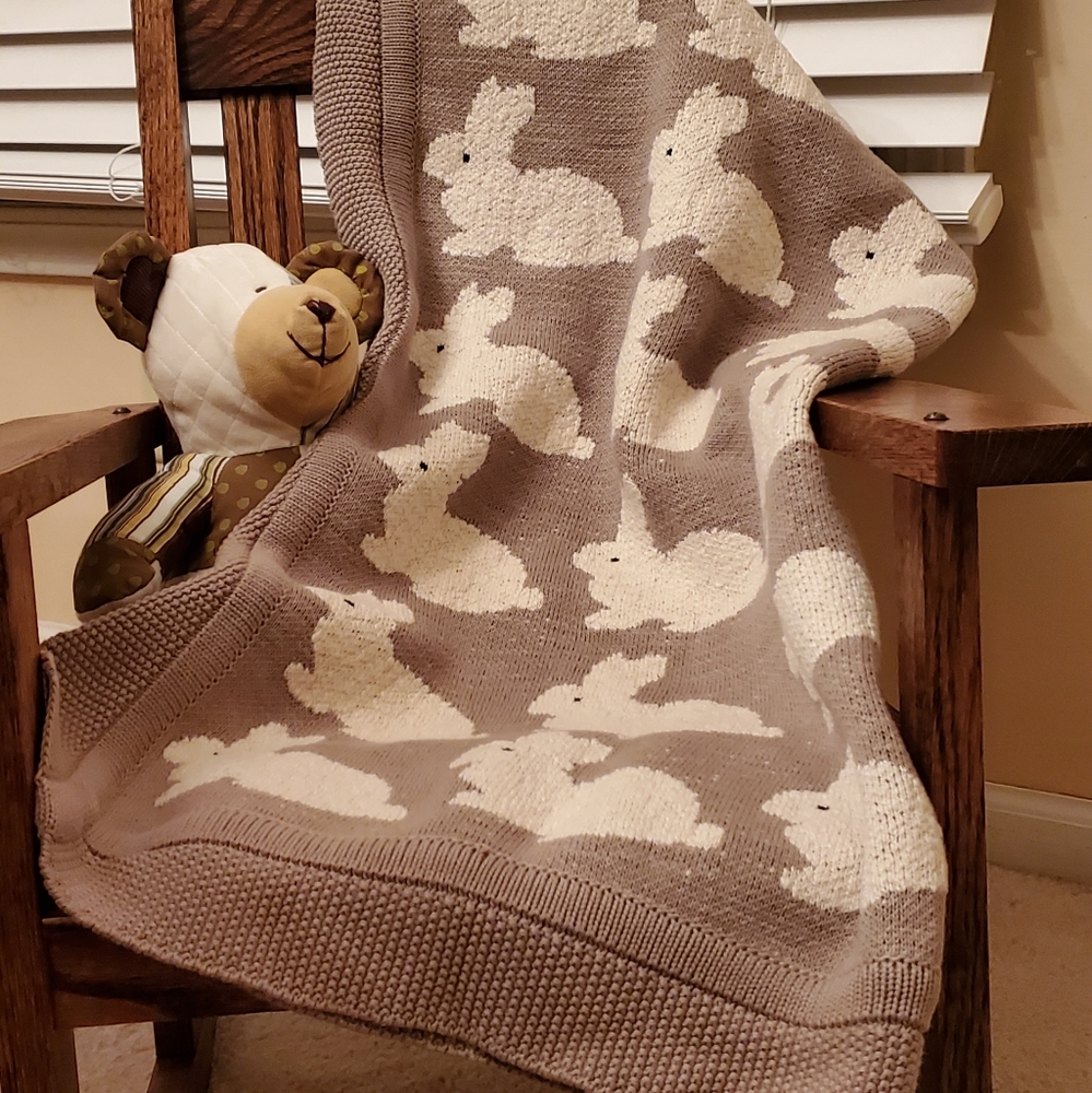 Baby blanket 100% cotton